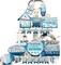 21 Pcs Summer Beach Tiered Tray Decor Set Farmhouse Tray Decor Items Sea Turtle Shell Conch Wood Sign Rustic Beach Table Decoration for Home Kitchen Hawaii Party Holiday Outdoor Shelf